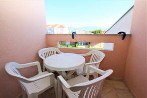 Apartment 65A - Baska island Krk Croatia balcony