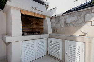 Apartment with barbecue close to beach Baska island Krk Croatia