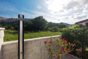 Apartment with barbecue close to beach Baska island Krk Croatia