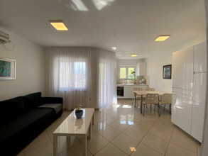 Apartment Appartement Lavanda in Strandnhe mit Waschmaschine Geschirrspler Terrasse Baska Insel Krk Kroatien Wohnzimmer