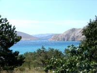 View from hiking route - Baska island Krk Croatia