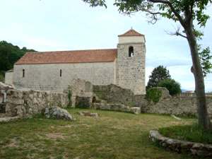 Kirche Hl. Lucija Jurandvor Baska Krk Kroatien