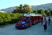 Baska island Krk Croatia - tourist train