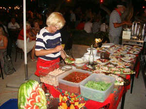 Gastronomic offer in harbour