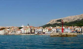 Harbour Baska island Krk