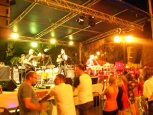 Markt in Krk Insel Krk Kroatien - Konzert Markt in Krk Insel Krk Kroatien - Konzert