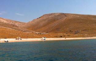 Beach island Prvic island Krk