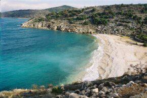 Wunderschner Strand Vrbnik Insel Krk Kroatien